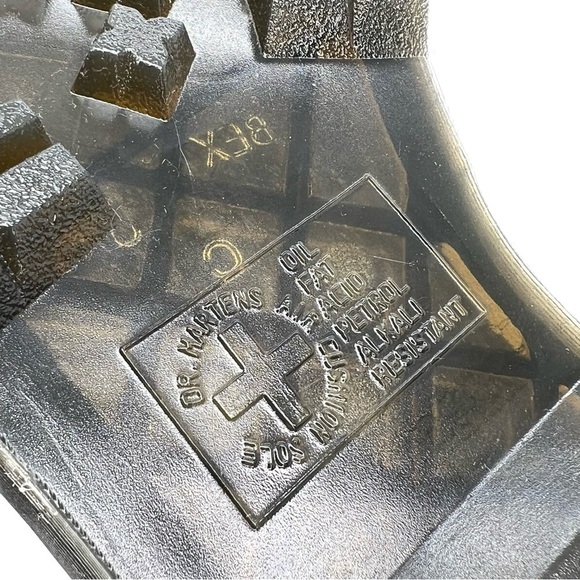 New Dr. Martens Sinclair Lamper Leopard Black Patent Ankle Boots Size 5 Docs dm - Picture 7 of 12